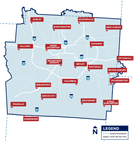 Service Area map