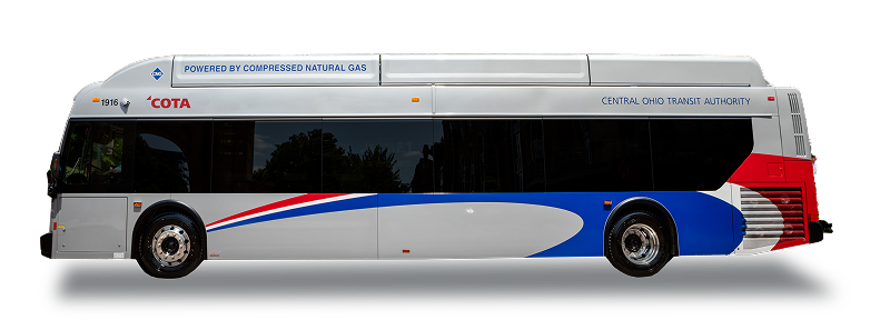COTA Compressed Natural Gas Buses